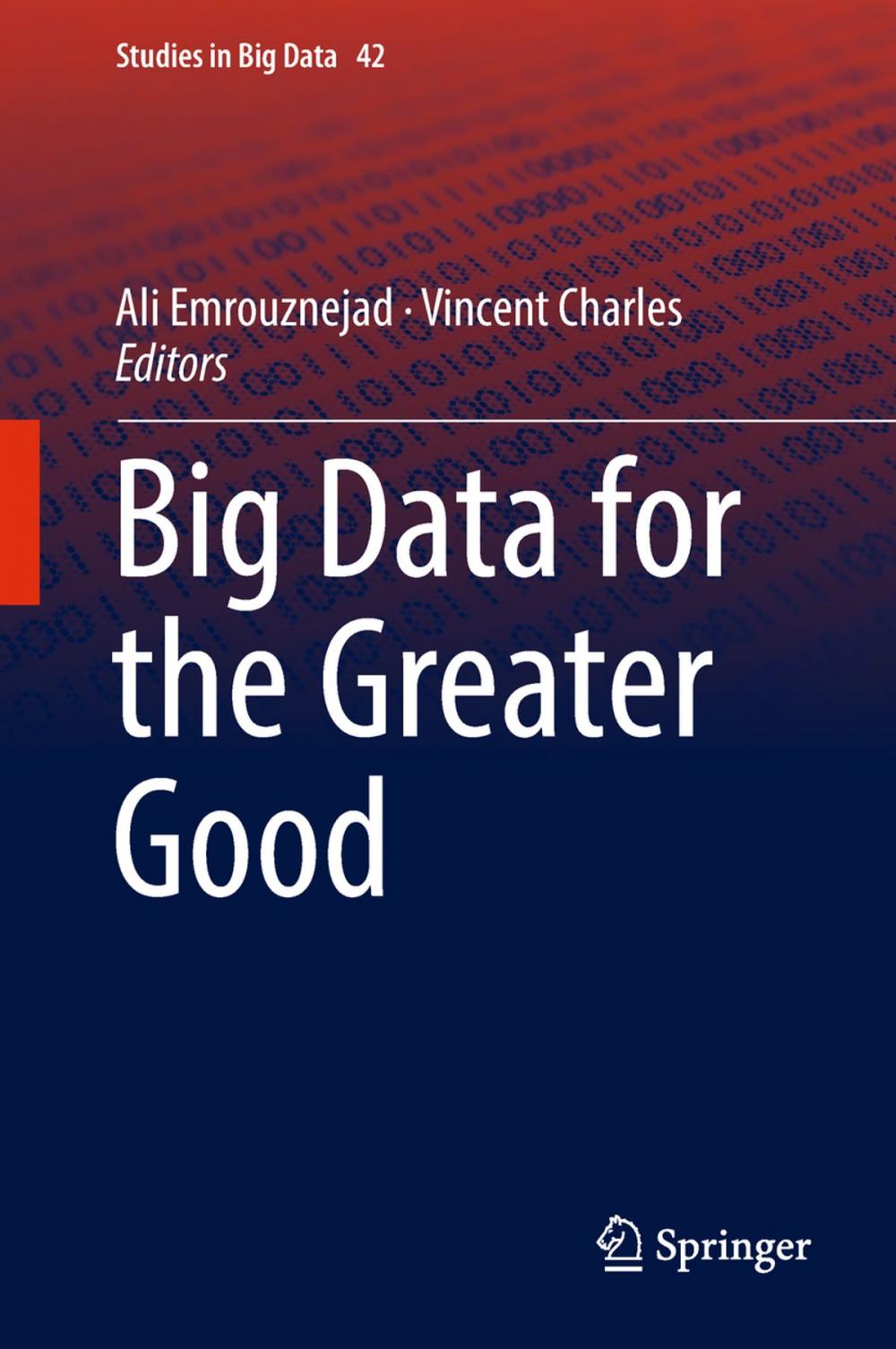 Big bigCover of Big Data for the Greater Good