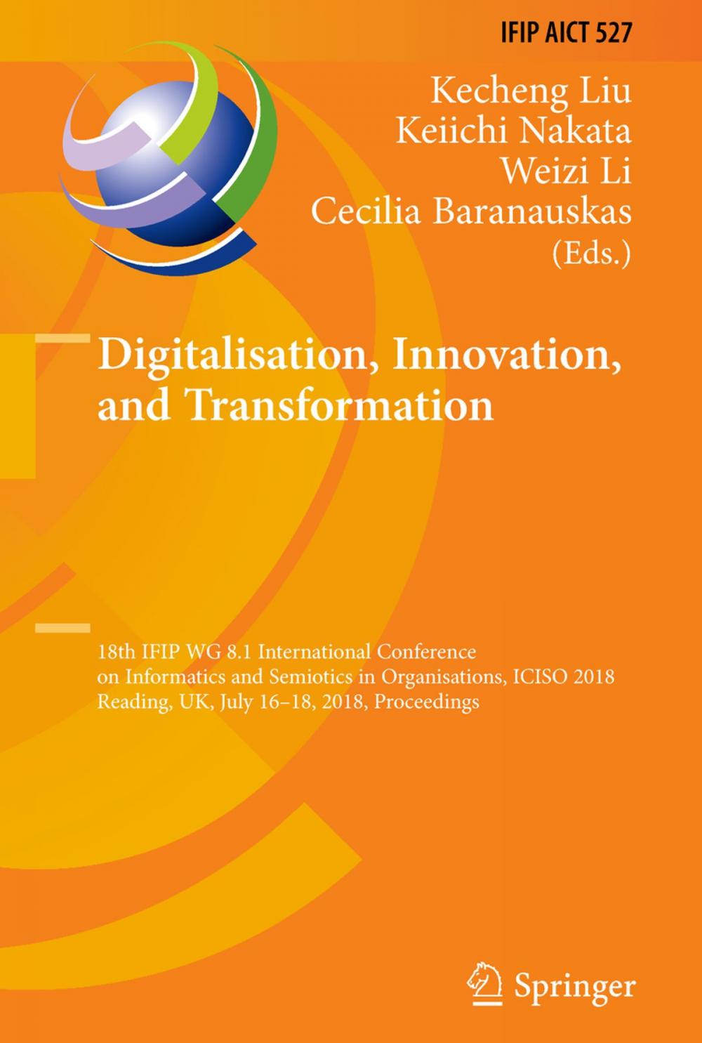 Big bigCover of Digitalisation, Innovation, and Transformation