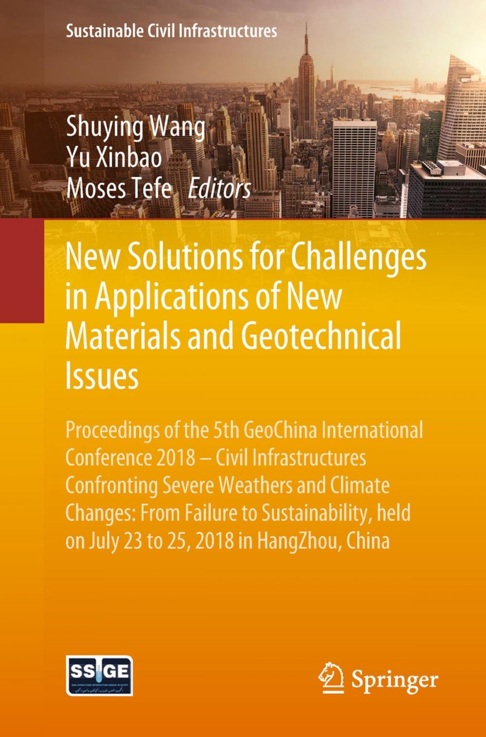 Big bigCover of New Solutions for Challenges in Applications of New Materials and Geotechnical Issues