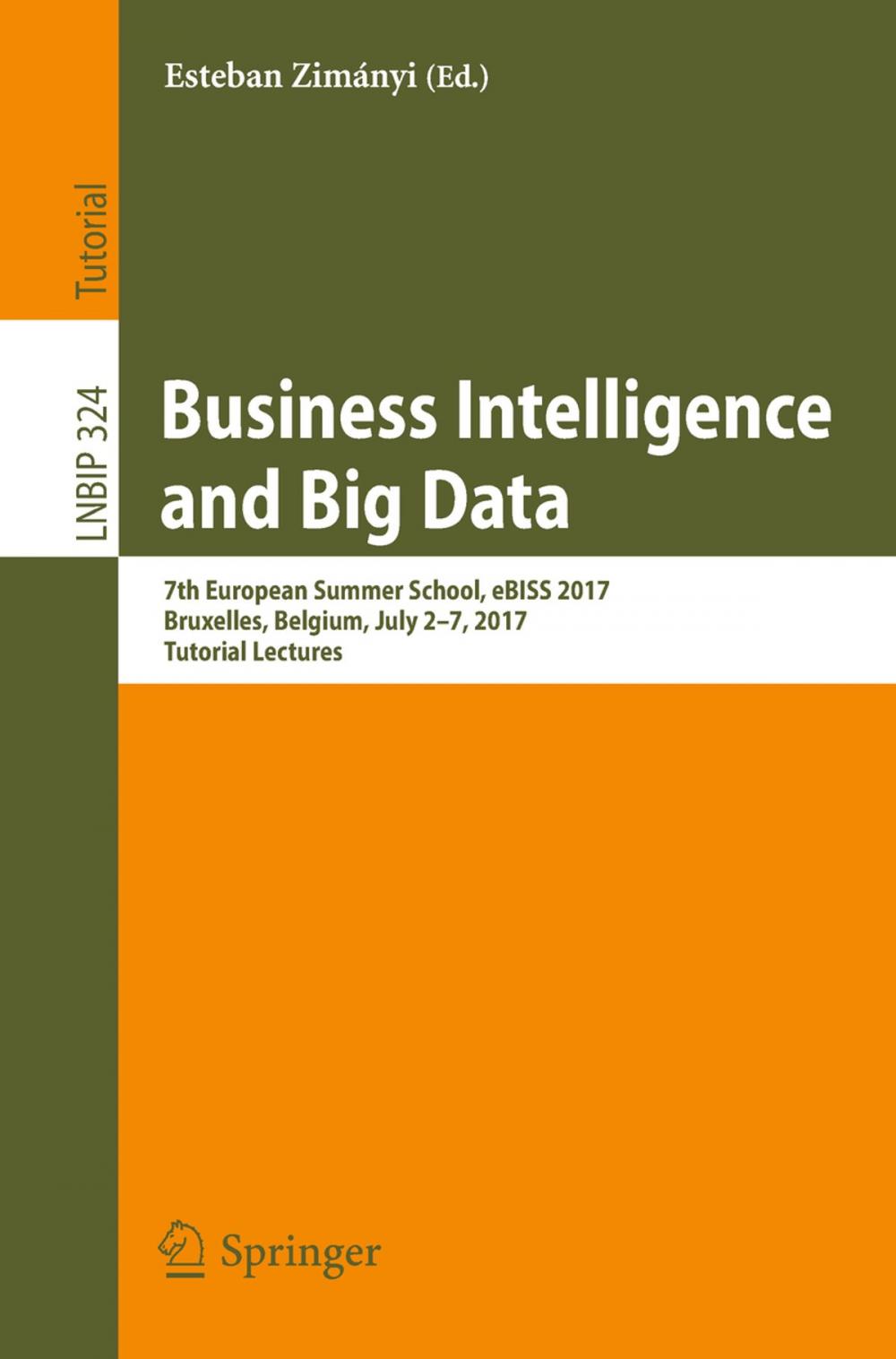 Big bigCover of Business Intelligence and Big Data