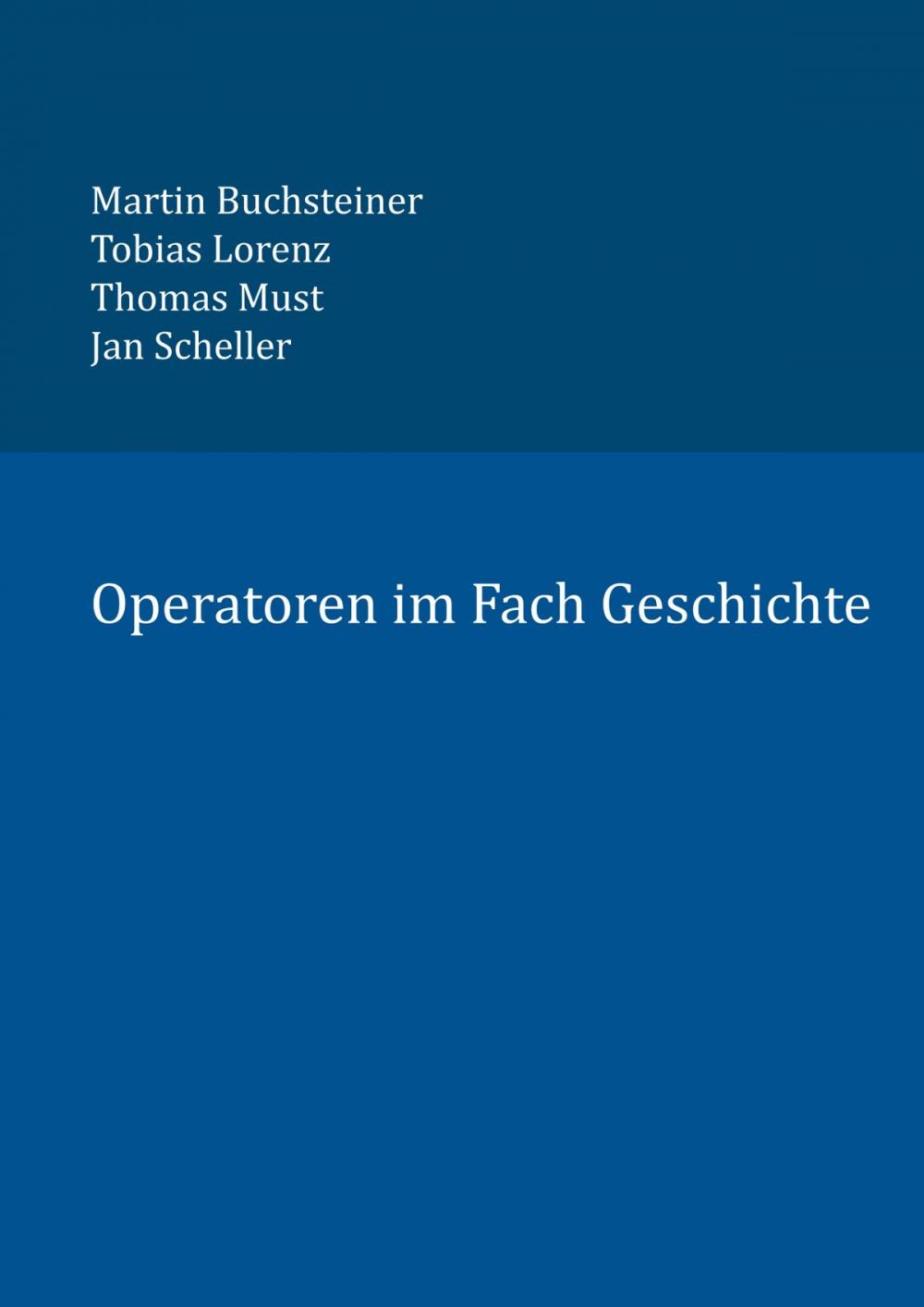 Big bigCover of Operatoren im Fach Geschichte