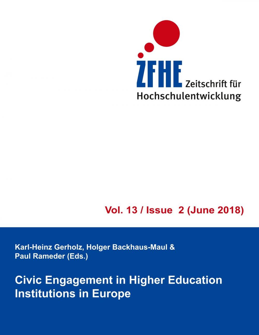 Big bigCover of Civic Engagement in Higher Education Institutions in Europe