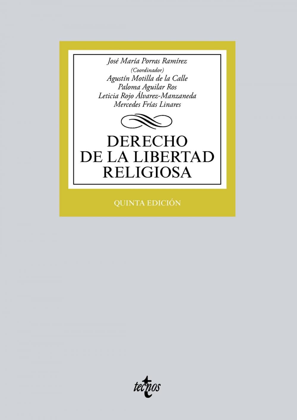 Big bigCover of Derecho de la libertad religiosa