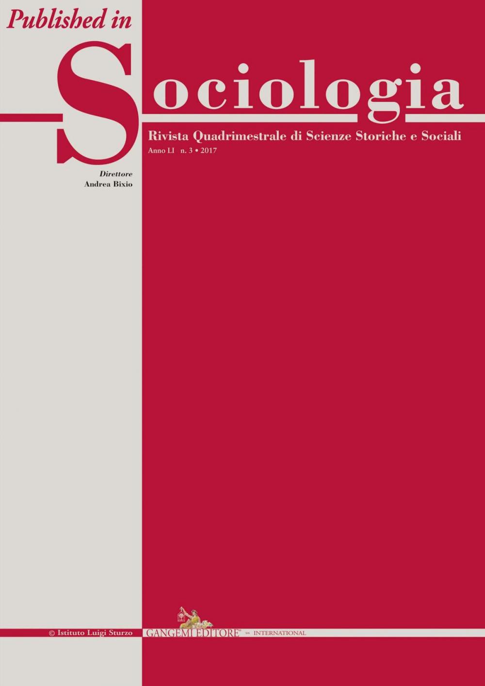 Big bigCover of Pitirim Sorokin e il ruolo pubblico della sociologia