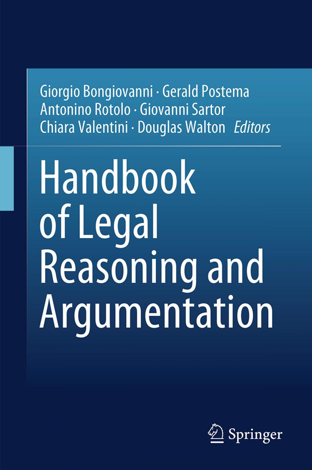 Big bigCover of Handbook of Legal Reasoning and Argumentation