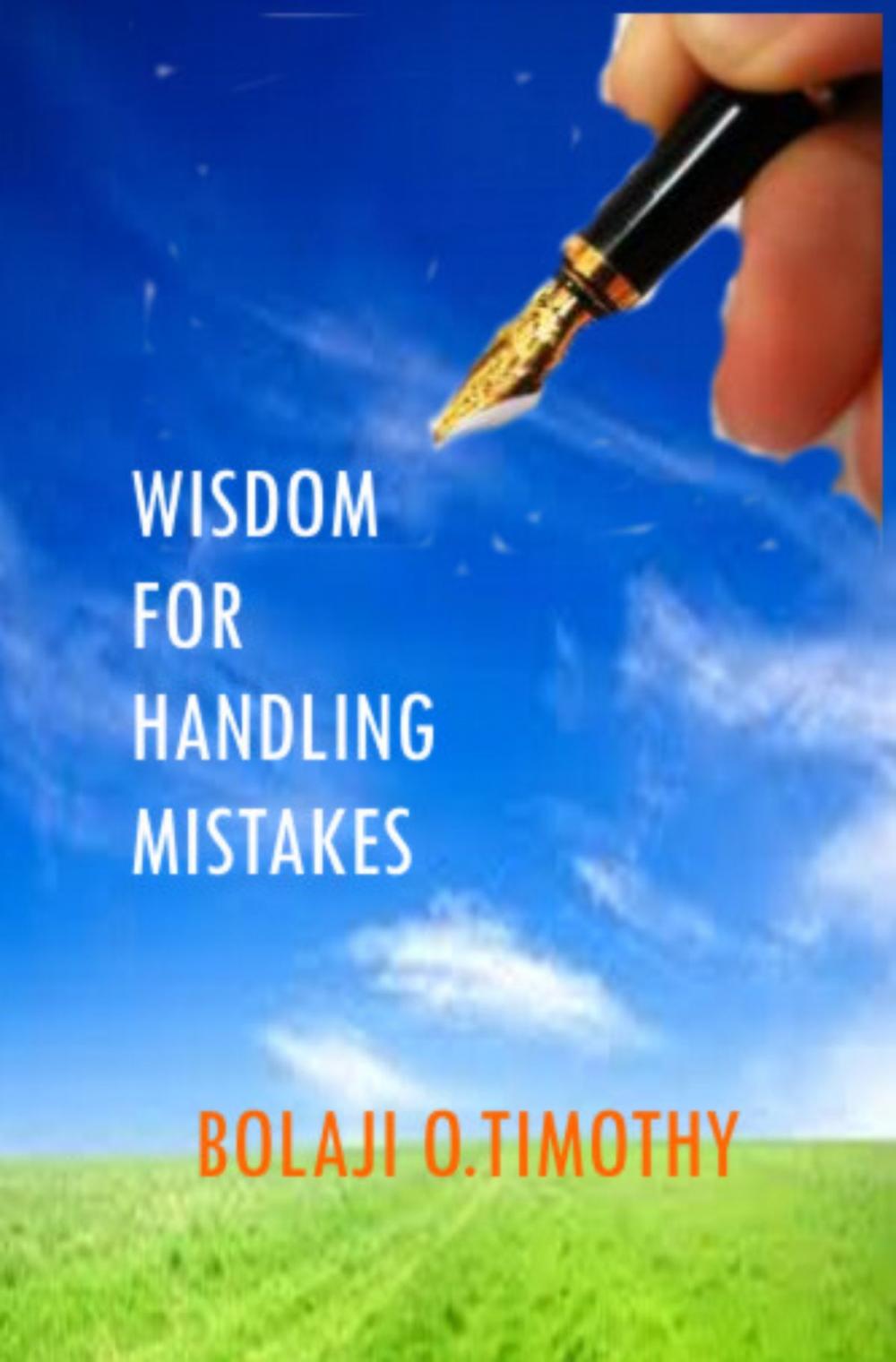 Big bigCover of Wisdom For Handling Mistakes
