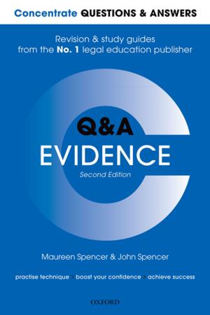 Cover of the book Concentrate Questions and Answers Evidence by Christopher Clapham, James Nicholson