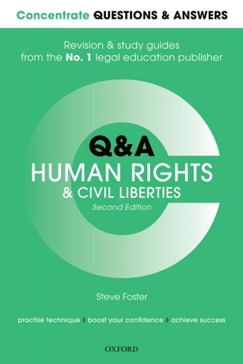 Cover of the book Concentrate Questions and Answers Human Rights and Civil Liberties by Steve Foster, OUP Oxford