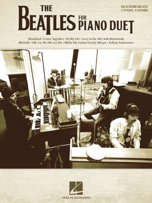 Cover of the book The Beatles for Piano Duet by The Beatles, Eric Baumgartner, Hal Leonard