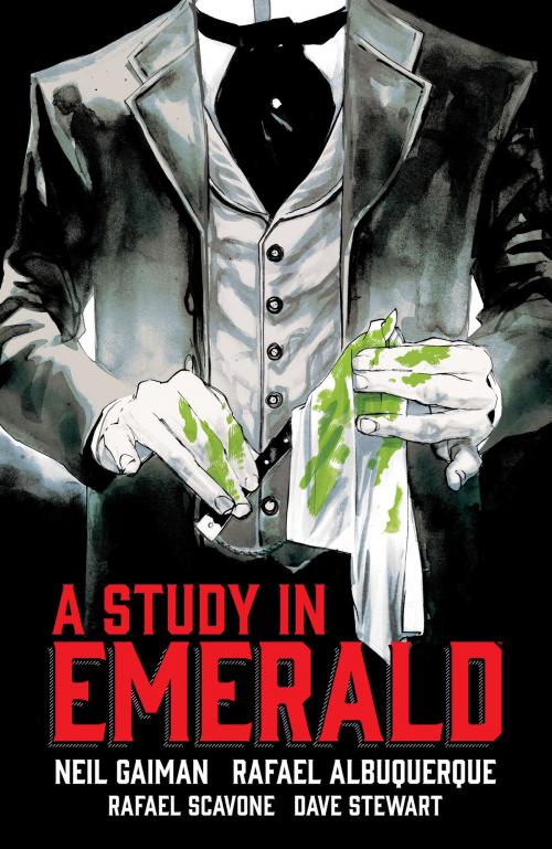 Cover of the book Neil Gaiman's A Study in Emerald by Neil Gaiman, Rafael Albuquerque, Rafael Scavone, Dark Horse Comics