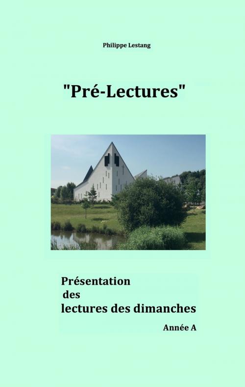 Cover of the book Pré-lectures A by Philippe Lestang, Books on Demand