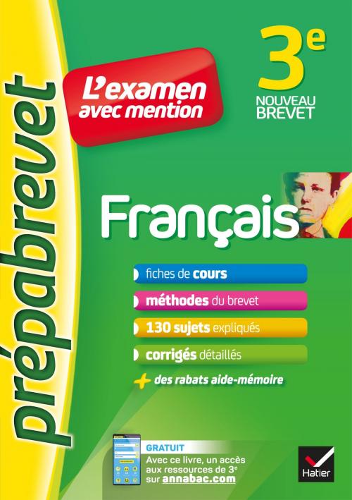 Cover of the book Français 3e - Prépabrevet L'examen avec mention by Christine Formond, Louise Taquechel, Hatier