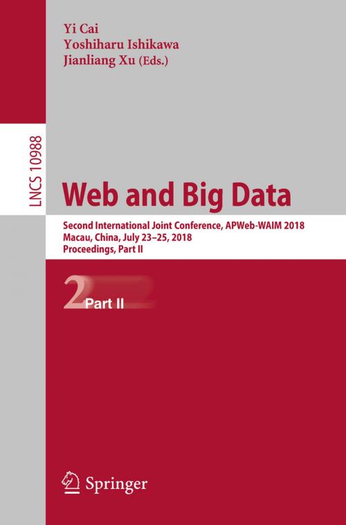 Cover of the book Web and Big Data by , Springer International Publishing