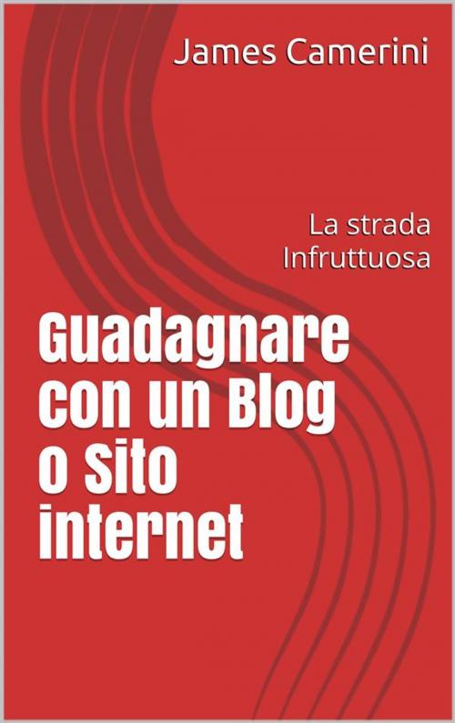 Cover of the book Guadagnare con un Blog o Sito internet by James Camerini, Publisher s24426