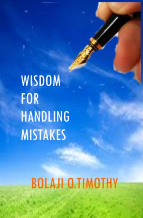 Cover of the book Wisdom For Handling Mistakes by Bolaji O. Timothy, Bolaji O. Timothy