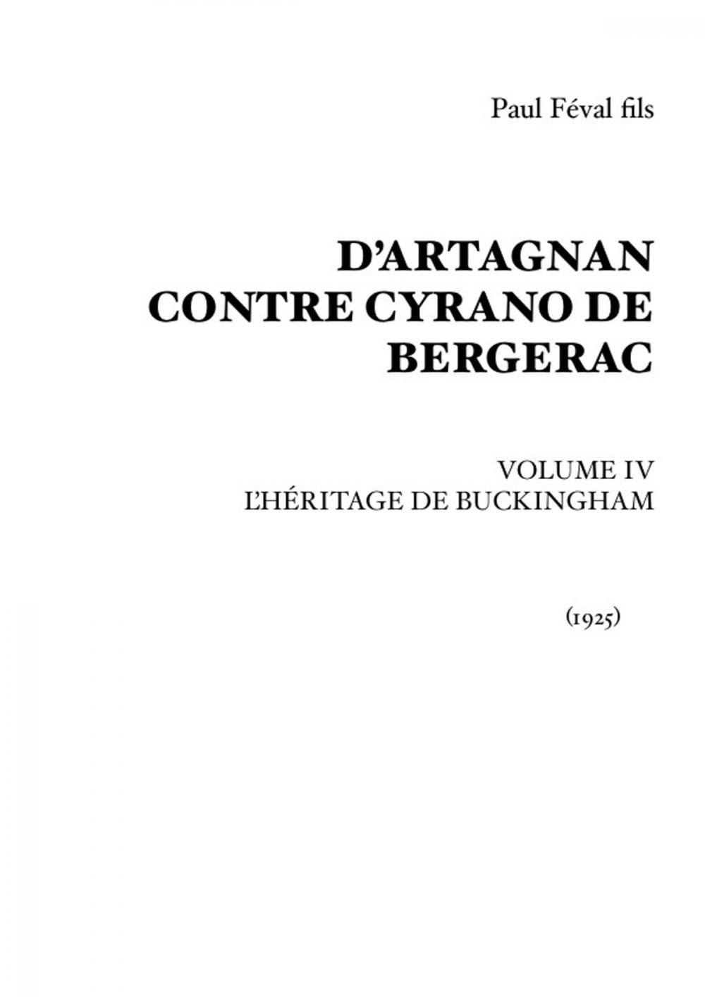 Big bigCover of D'Artagnan contre Cyrano de Bergerac