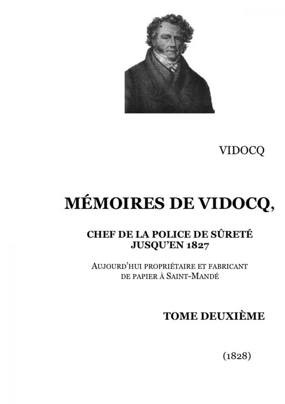 Big bigCover of Mémoires de Vidocq