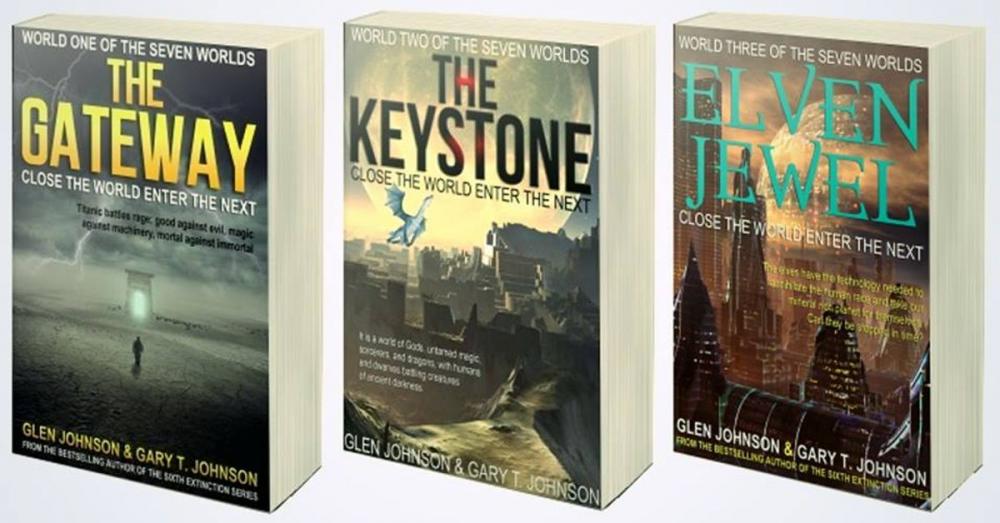 Big bigCover of The Seven Worlds Series. The Gateway, The Keystone & Elven Jewel. Omnibus Edition. Books 1 to 3.