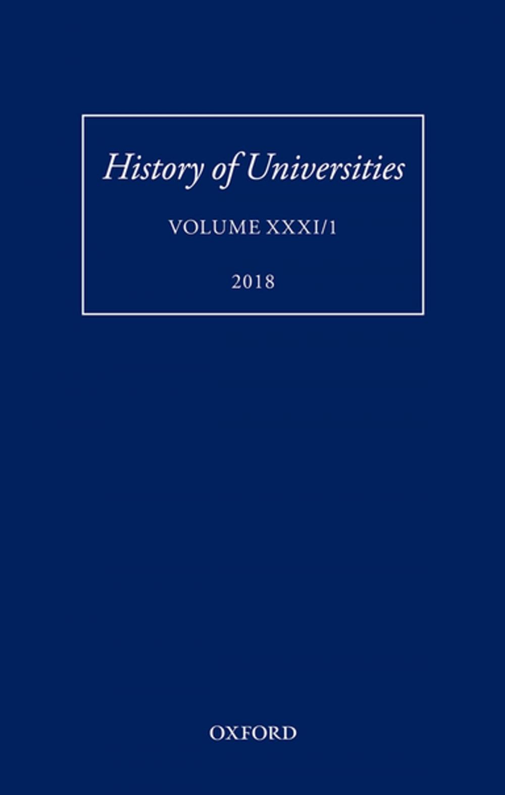 Big bigCover of History of Universities