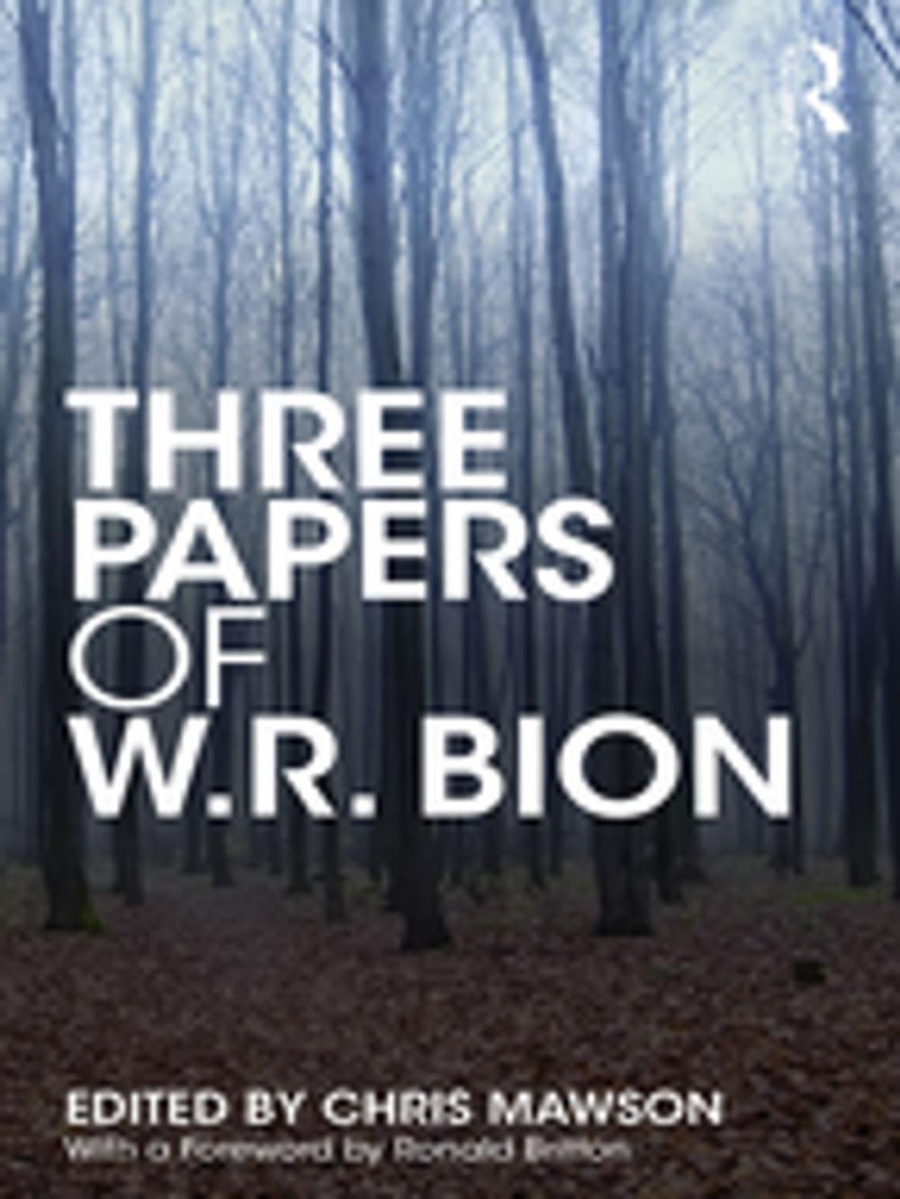 Big bigCover of Three Papers of W.R. Bion