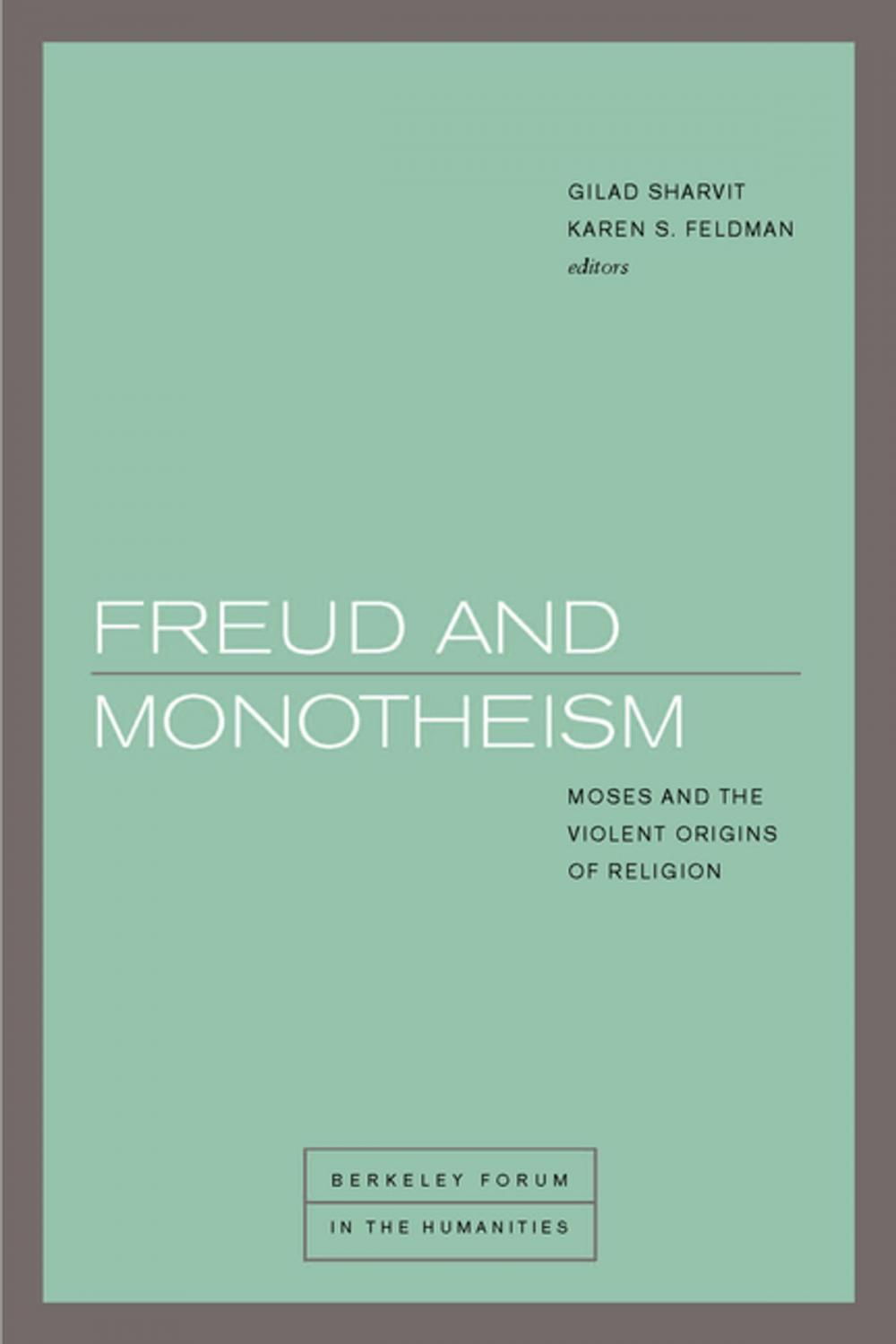 Big bigCover of Freud and Monotheism