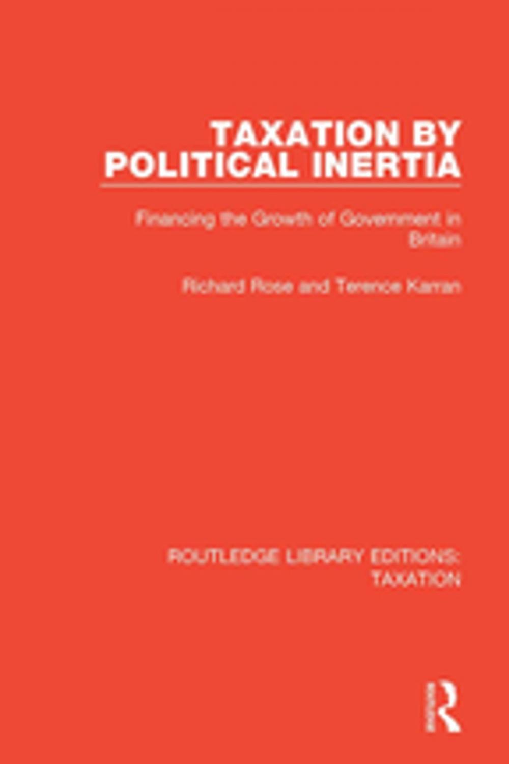 Big bigCover of Taxation by Political Inertia