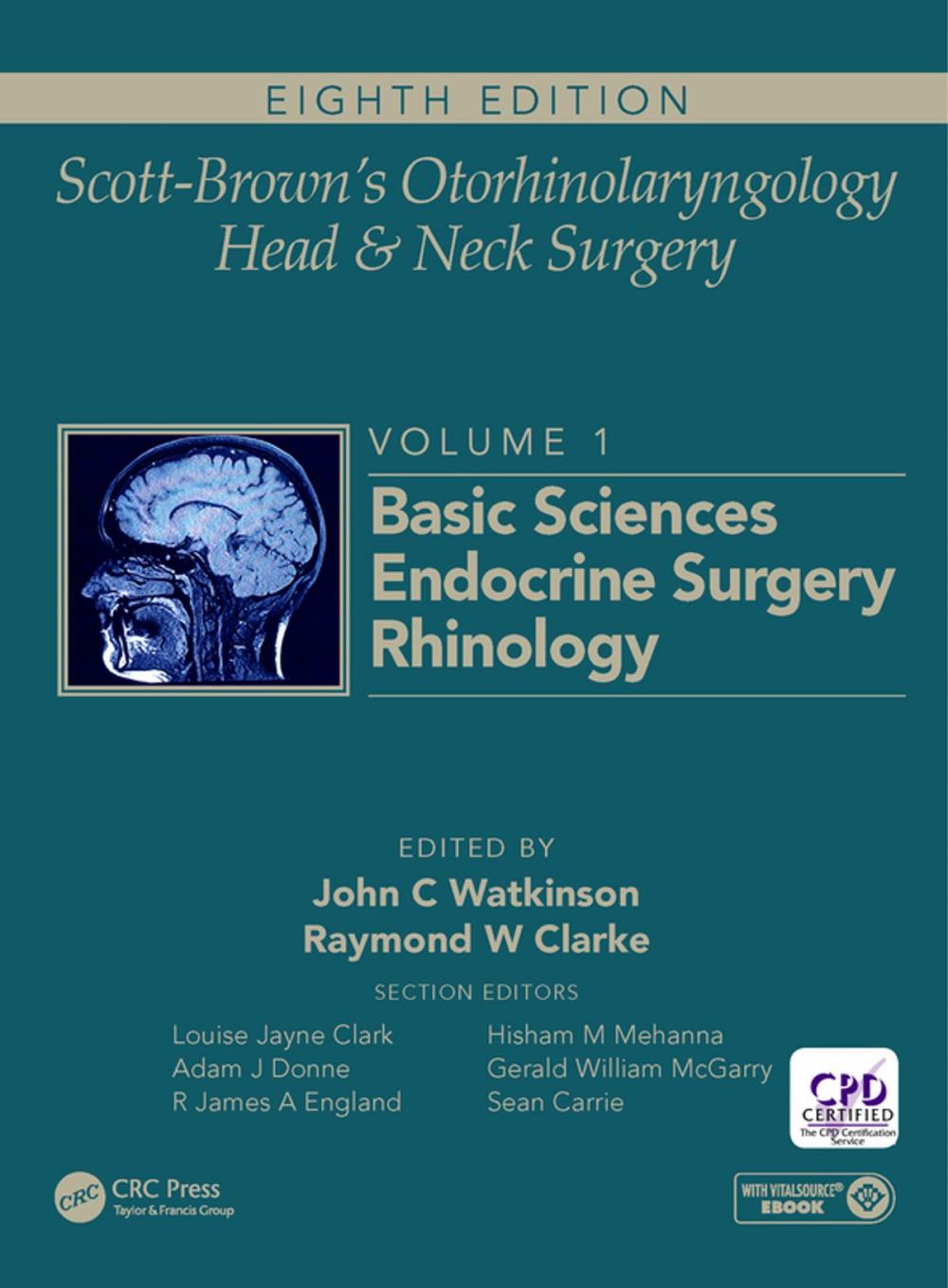 Big bigCover of Scott-Brown's Otorhinolaryngology and Head and Neck Surgery