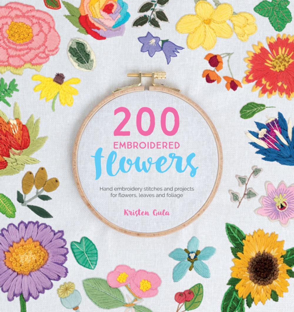 Big bigCover of 200 Embroidered Flowers