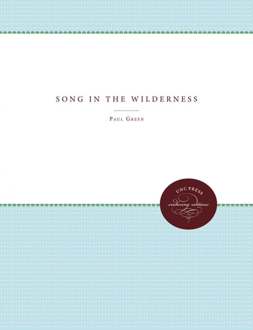 Big bigCover of Song in the Wilderness