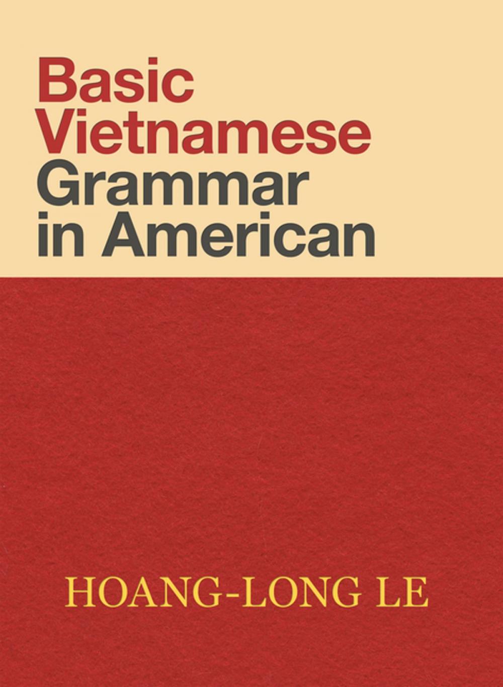 Big bigCover of Basic Vietnamese Grammar in American