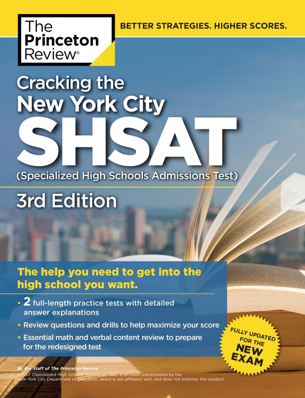 Big bigCover of Cracking the New York City SHSAT (Specialized High Schools Admissions Test), 3rd Edition