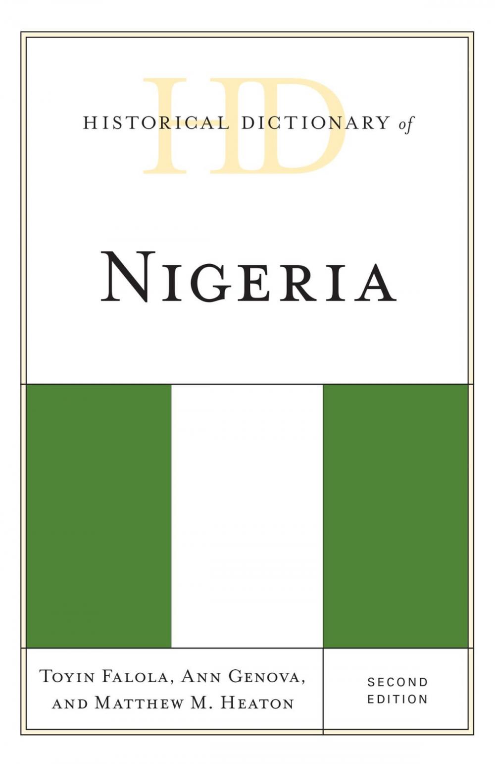 Big bigCover of Historical Dictionary of Nigeria