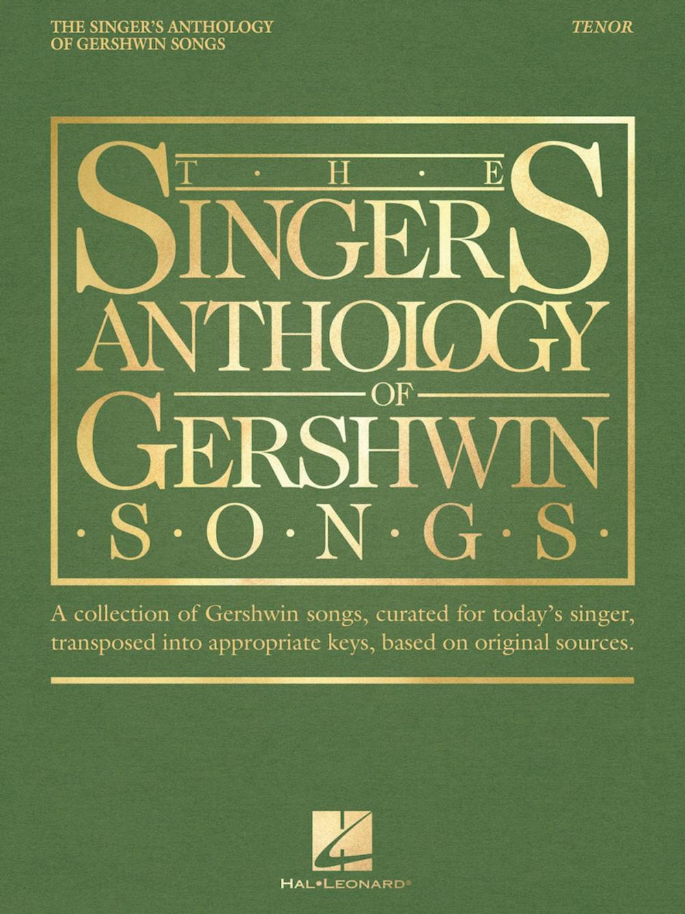 Big bigCover of The Singer's Anthology of Gershwin Songs - Tenor