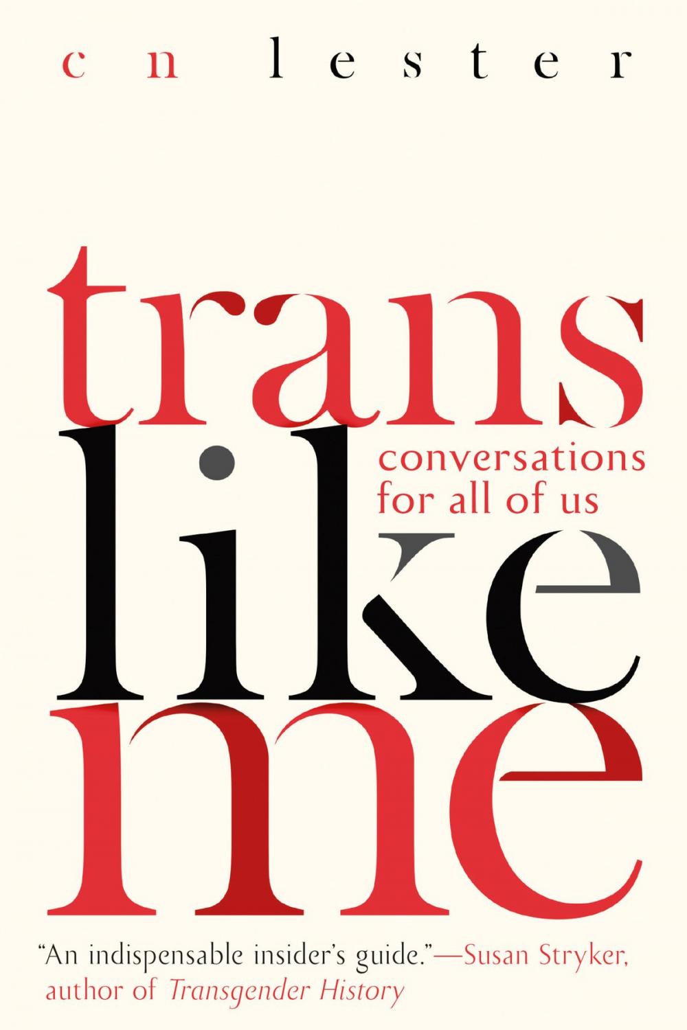 Big bigCover of Trans Like Me