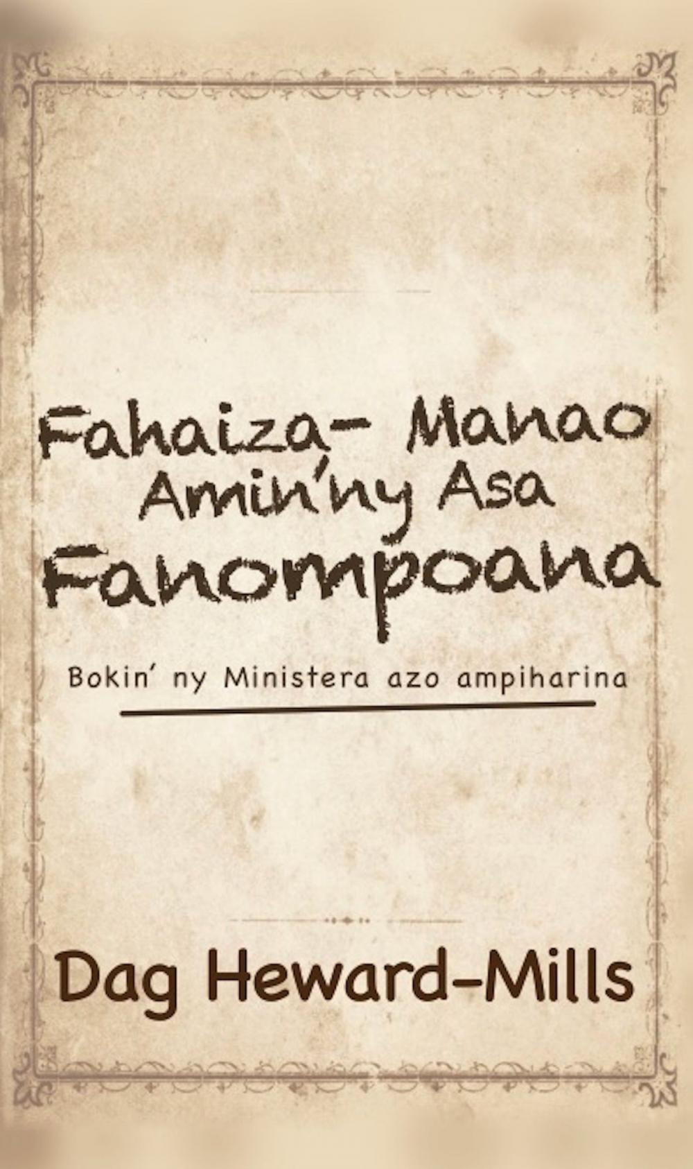 Big bigCover of Fahaiza-manao Amin’ny Asa Fanompoana