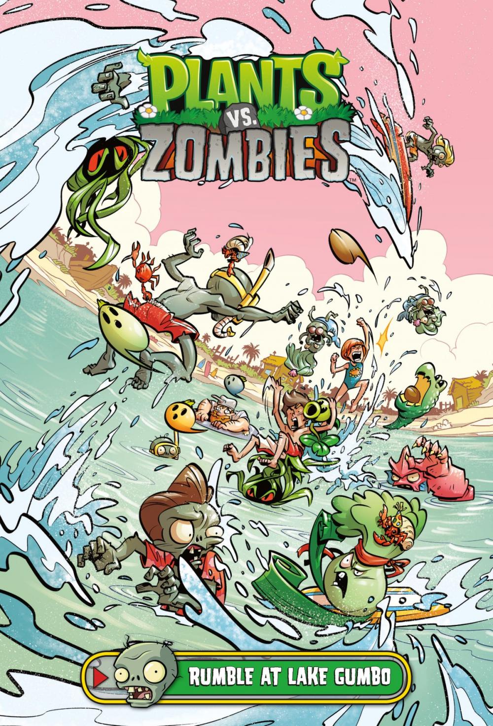 Big bigCover of Plants vs. Zombies Volume 10: Rumble at Lake Gumbo