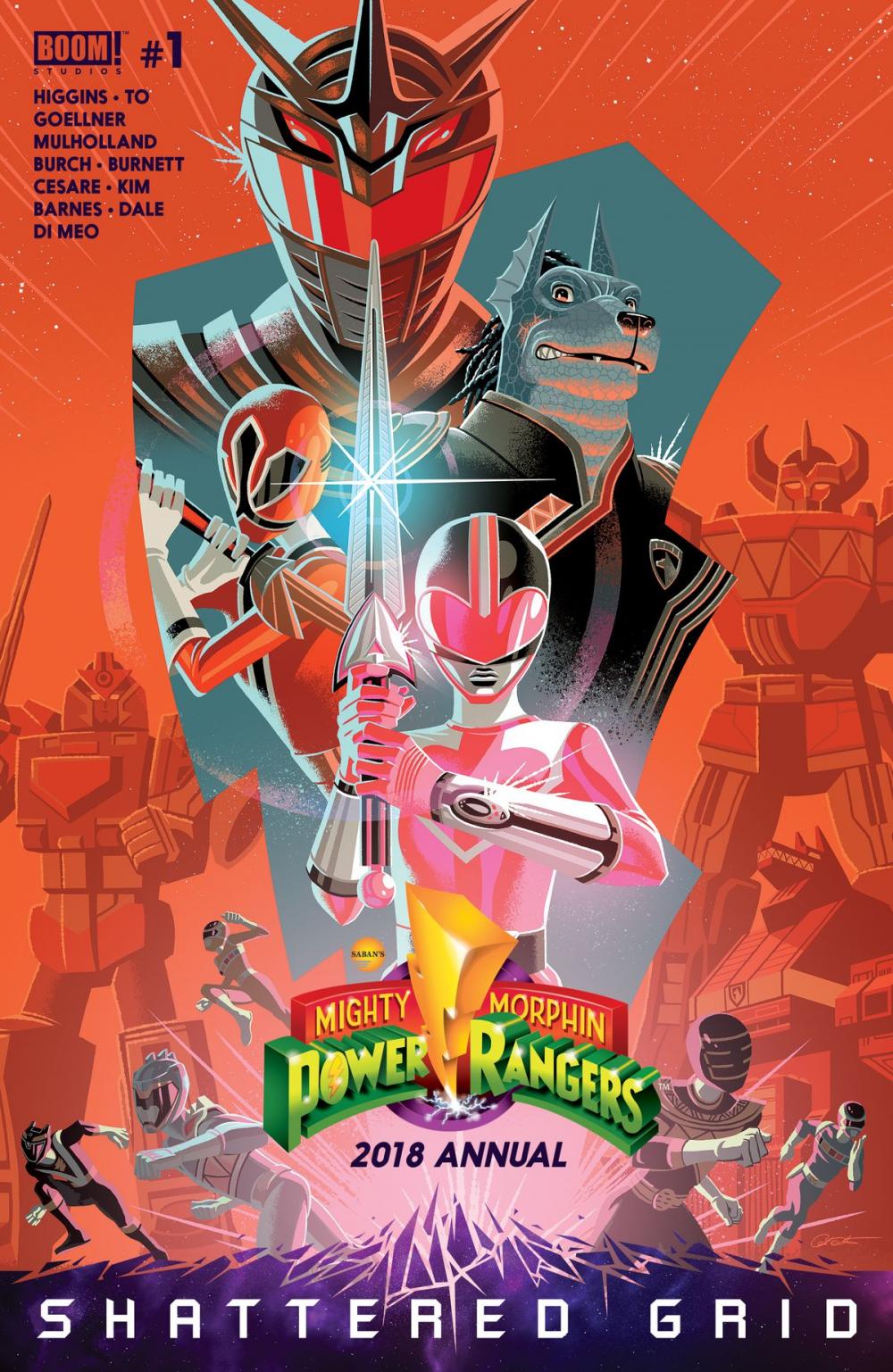 Big bigCover of Mighty Morphin Power Rangers 2018 Annual #1