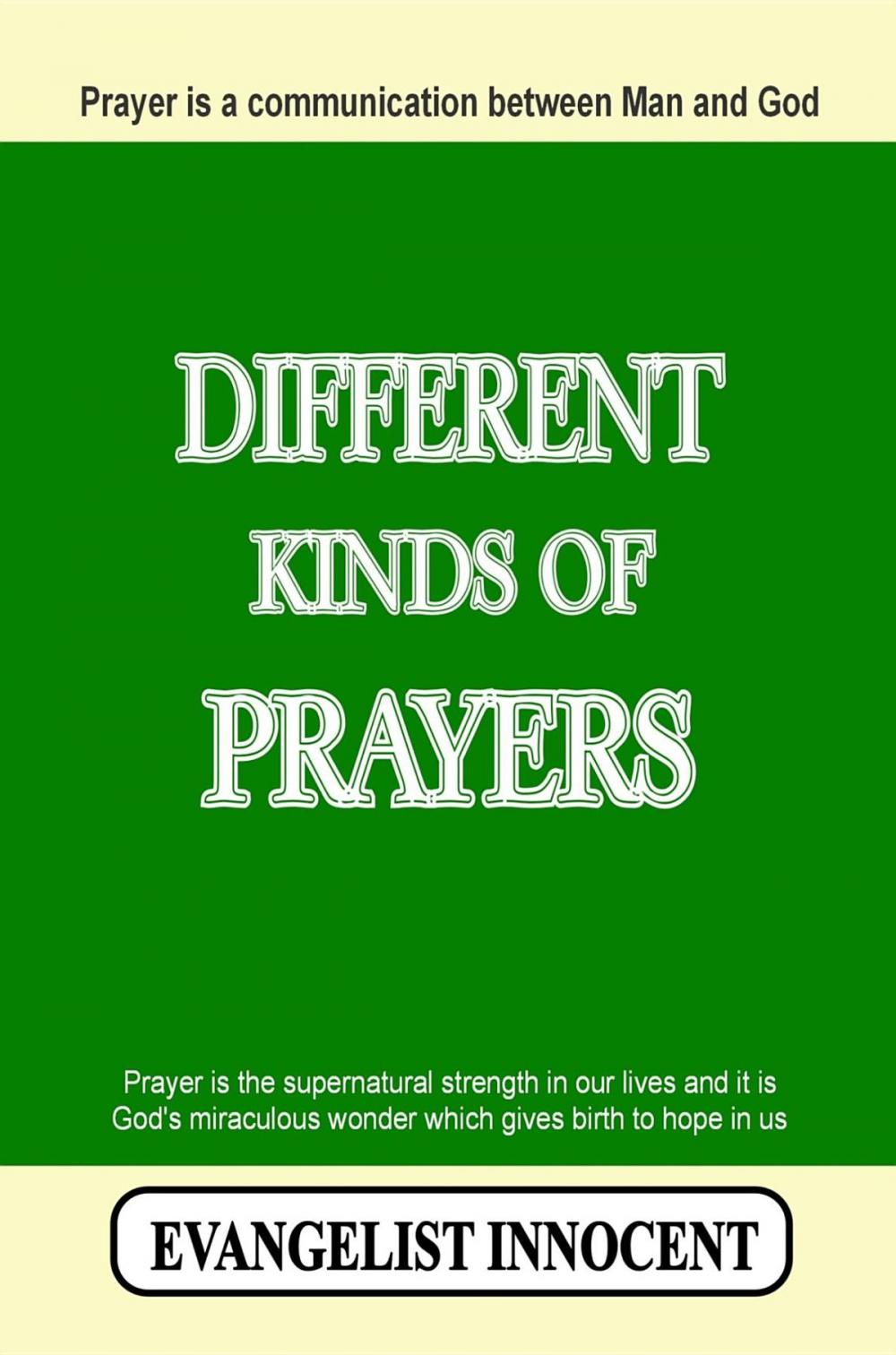 Big bigCover of Different Kinds Of Prayers