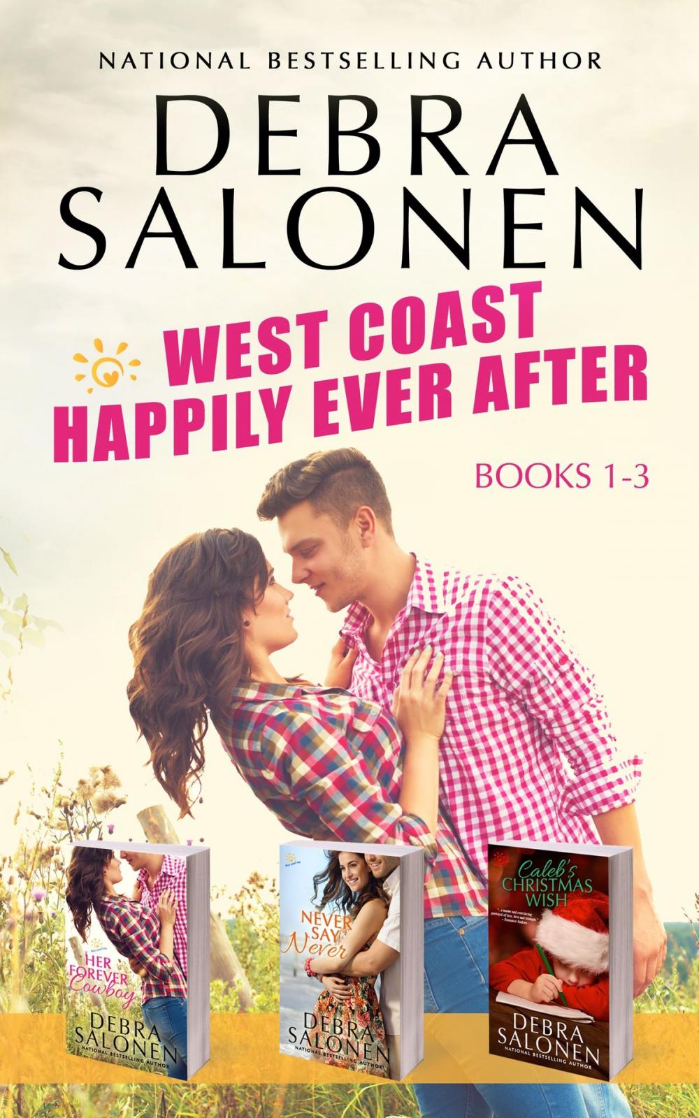 Big bigCover of West Coast Happily-Ever-After Series: Books 1-3 (Her Forever Cowboy, Never Say Never, Caleb's Christmas Wish)