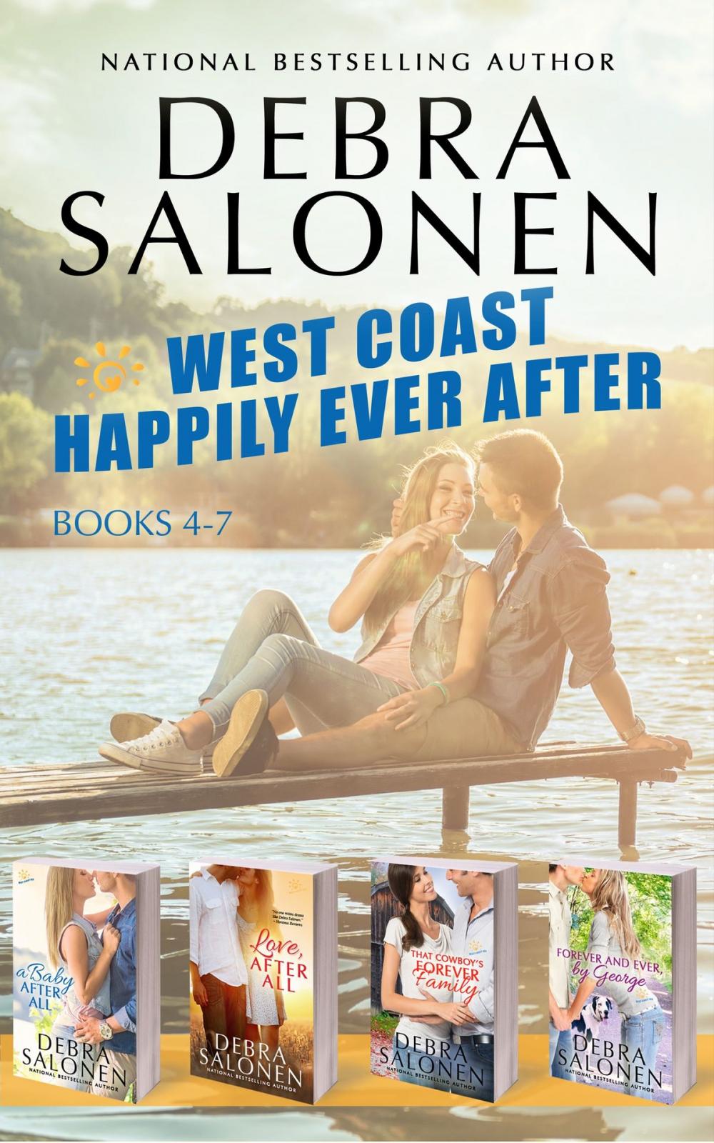 Big bigCover of West Coast Happily-Ever-After Series: Books 4-7 (A Baby After All, Love After All, That Cowboy’s Forever Family, and Forever and Ever, By George)