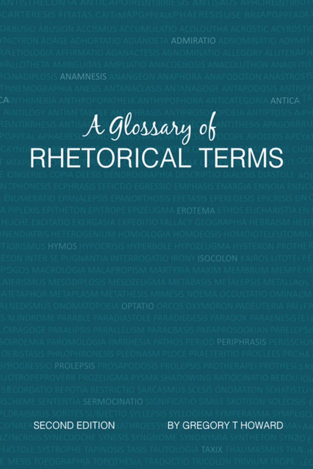 Big bigCover of A Glossary of Rhetorical Terms