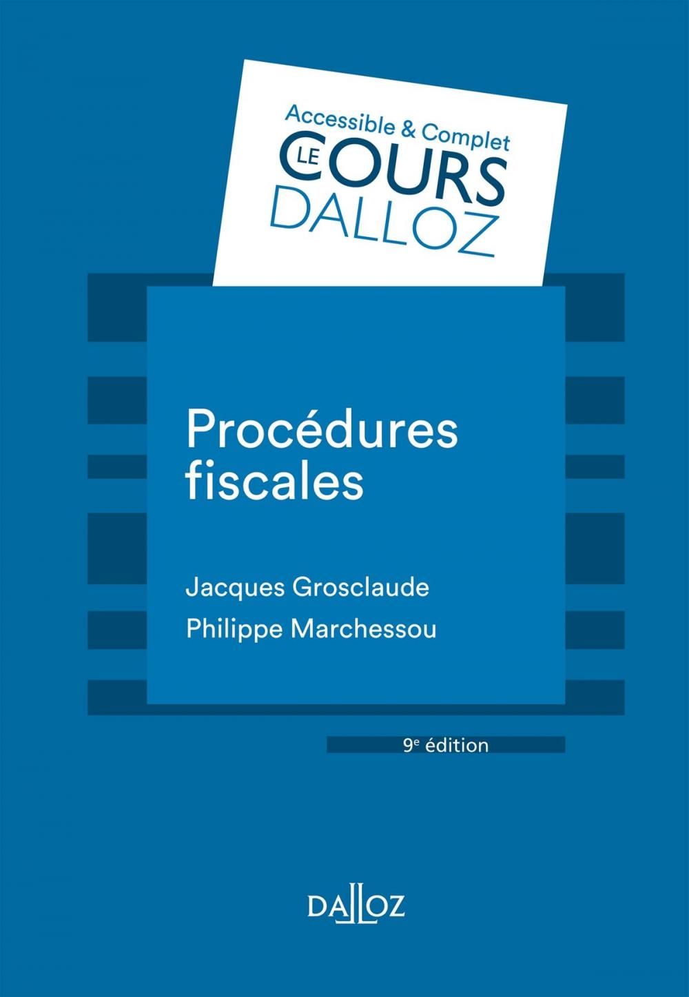 Big bigCover of Procédures fiscales