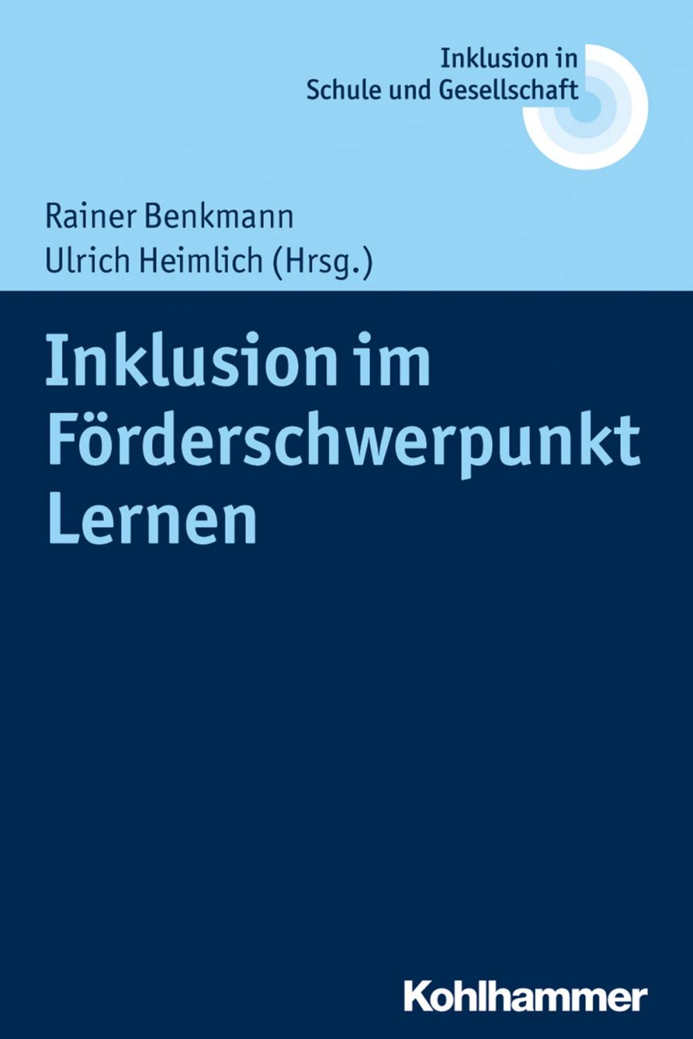 Big bigCover of Inklusion im Förderschwerpunkt Lernen