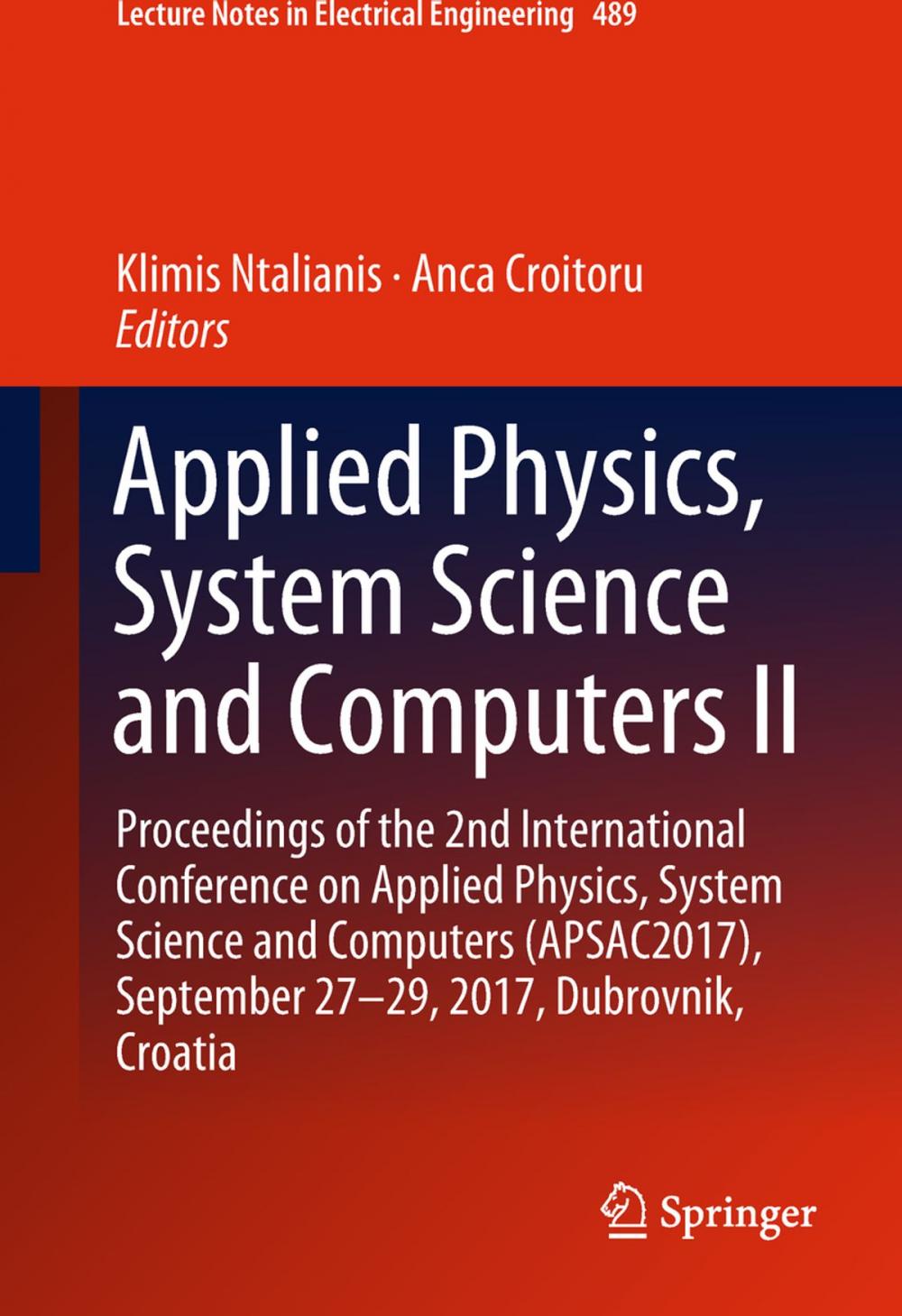 Big bigCover of Applied Physics, System Science and Computers II