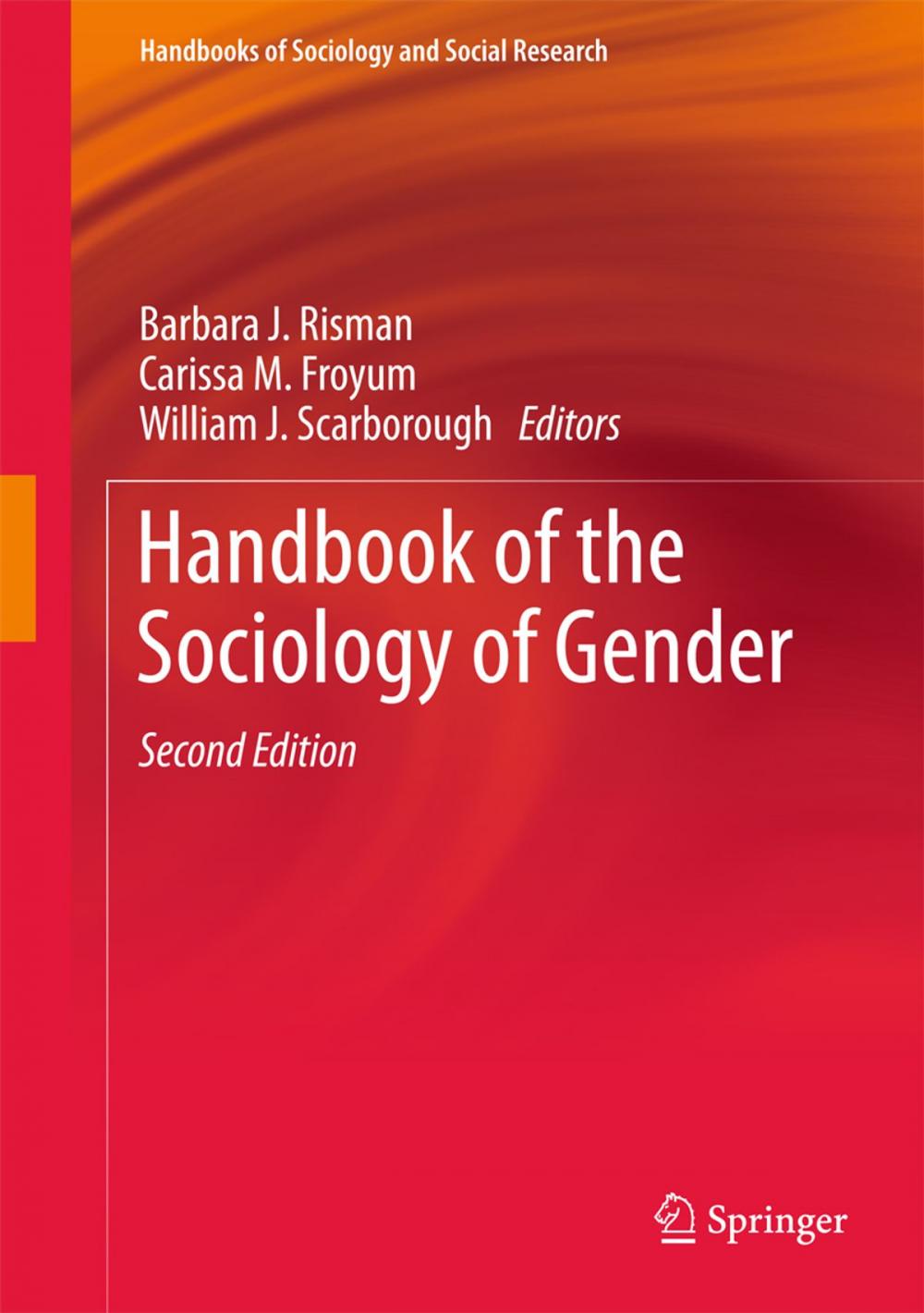 Big bigCover of Handbook of the Sociology of Gender