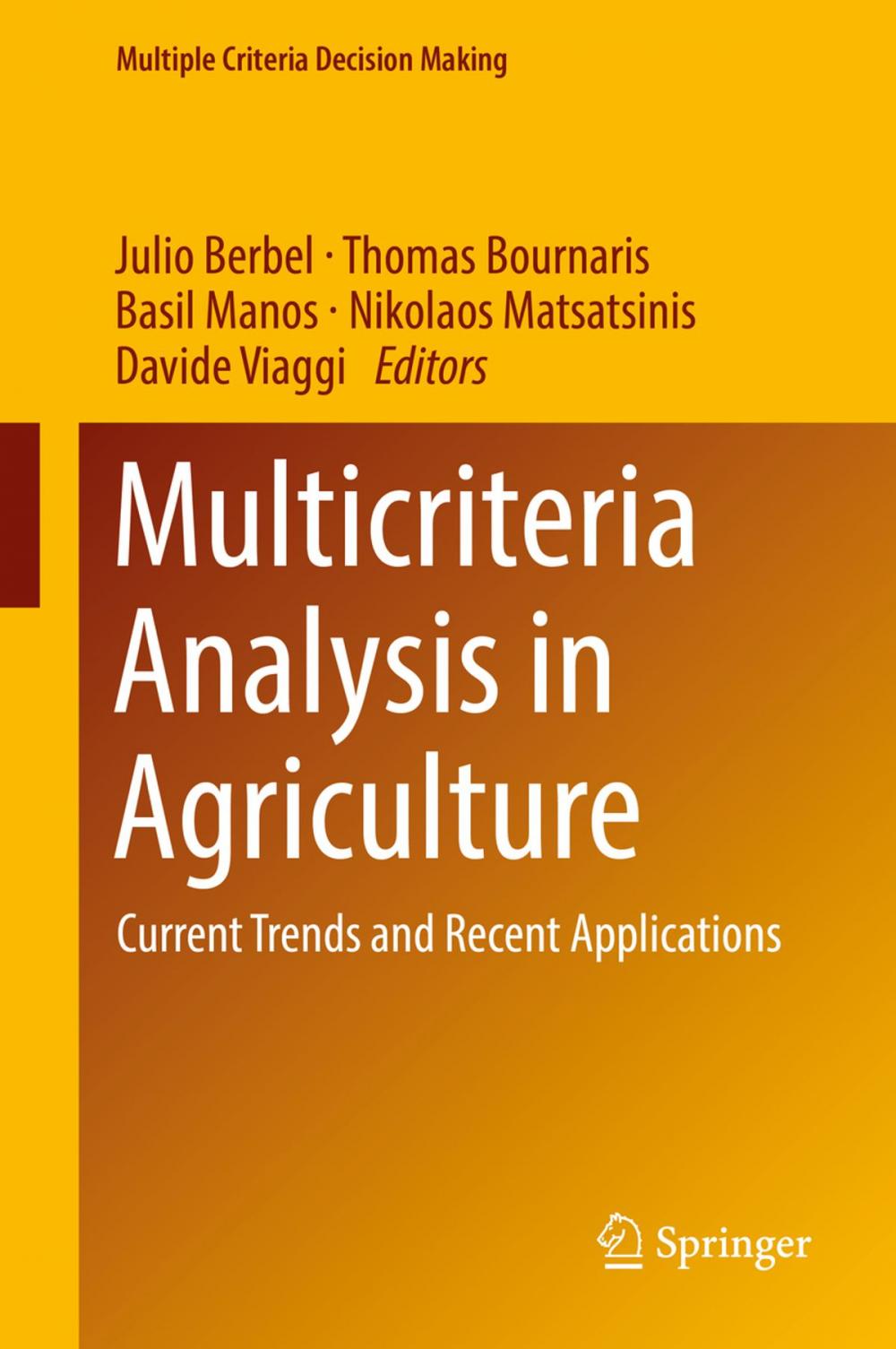 Big bigCover of Multicriteria Analysis in Agriculture