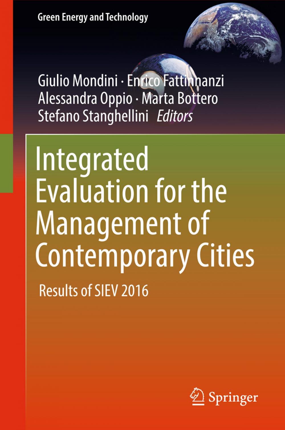 Big bigCover of Integrated Evaluation for the Management of Contemporary Cities