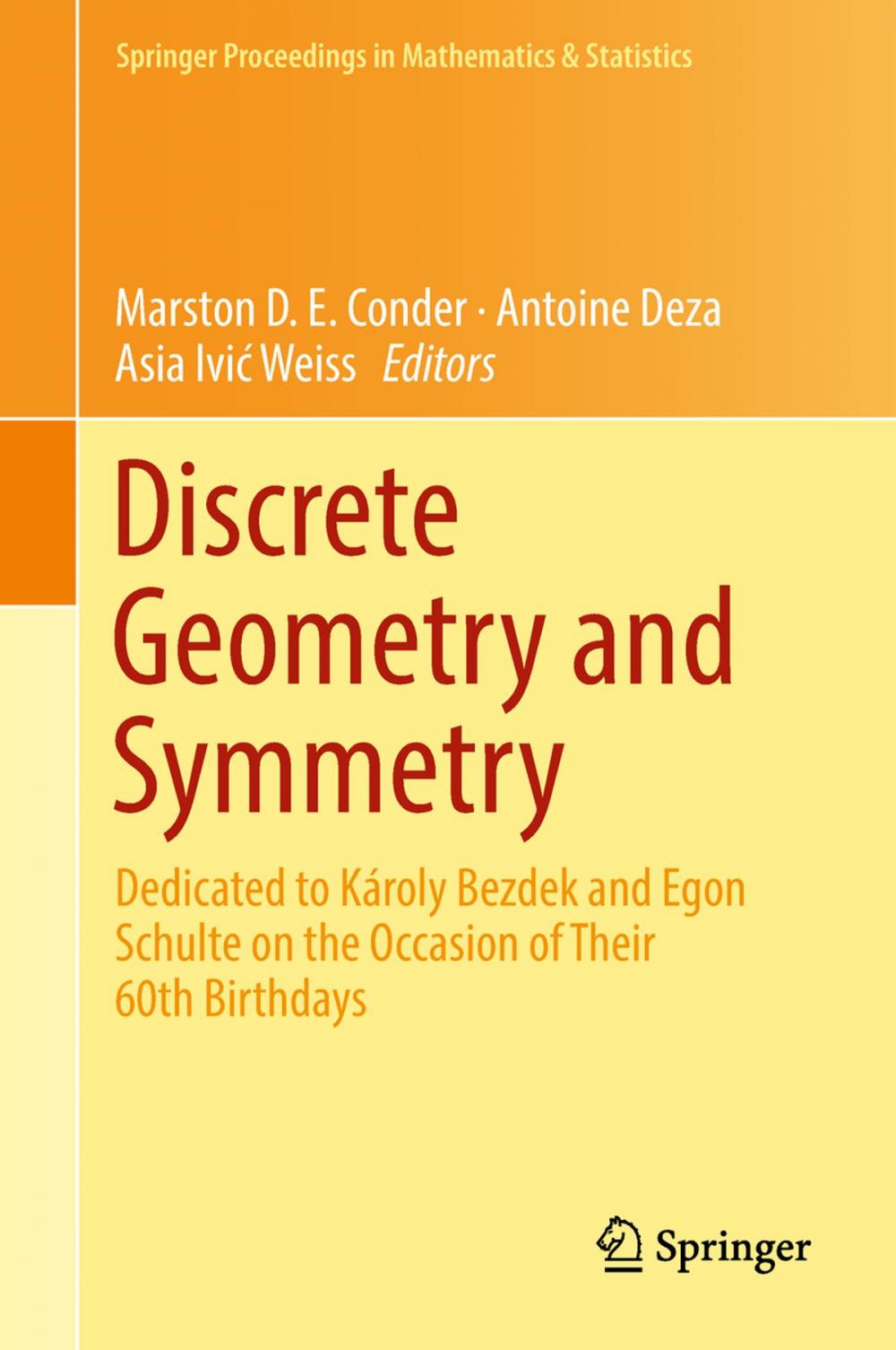 Big bigCover of Discrete Geometry and Symmetry