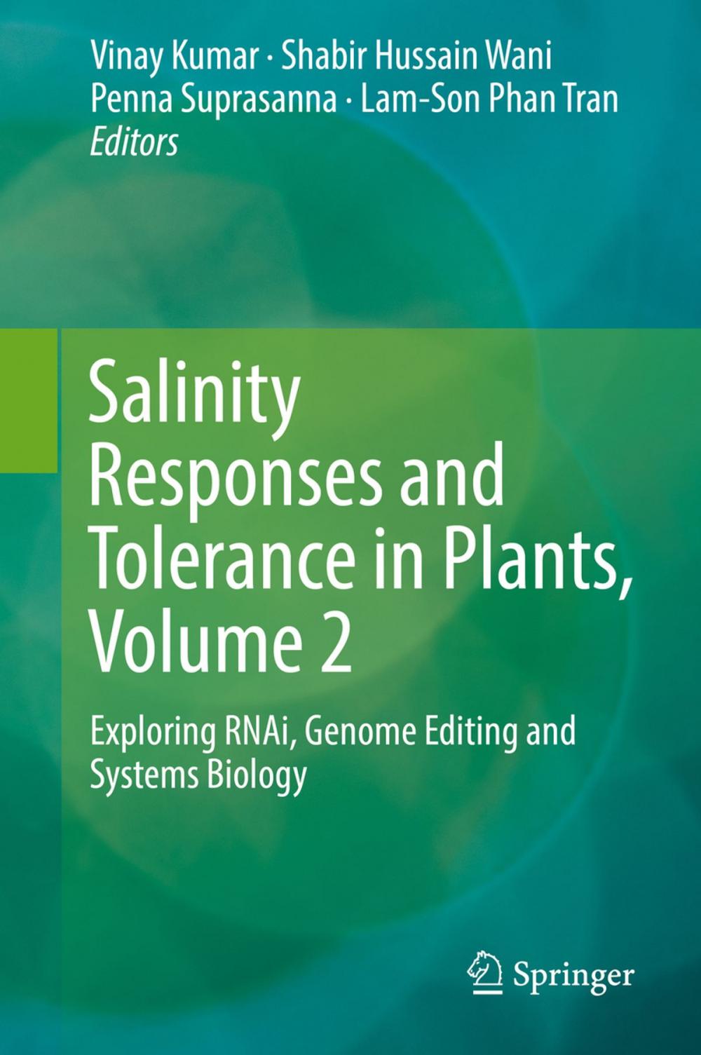 Big bigCover of Salinity Responses and Tolerance in Plants, Volume 2