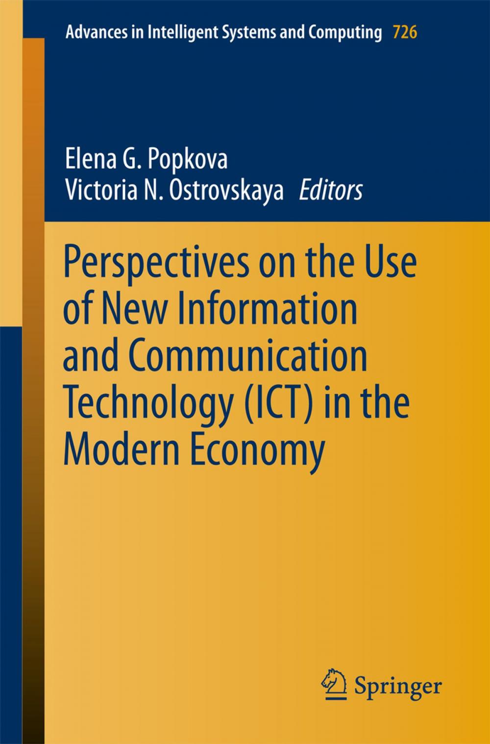 Big bigCover of Perspectives on the Use of New Information and Communication Technology (ICT) in the Modern Economy